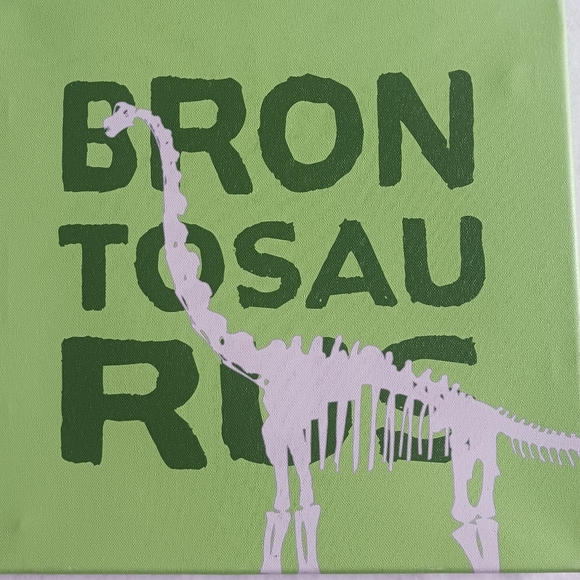 Dinosaur Art Canvas Wall Decor, Set of 3 - Picture 6 of 13